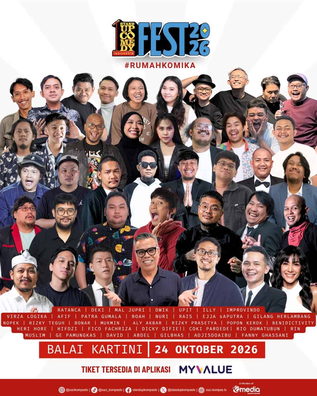 SUCI Fest 2026 (Stand Up Comedy Indonesia Fest)